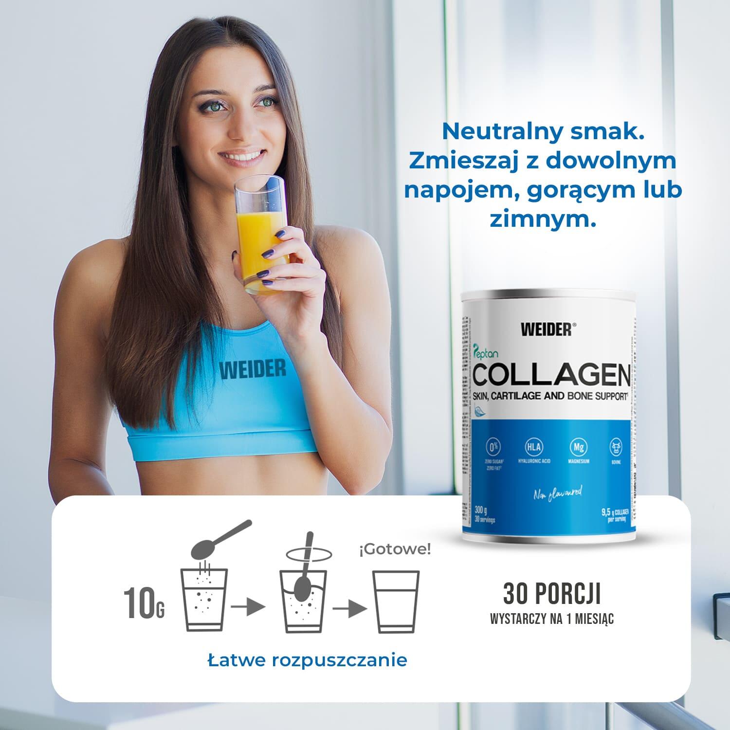 Weider Collagen Powder - unflavoured (300g) Unflavoured - Eiweiße - Kollagen 4/7