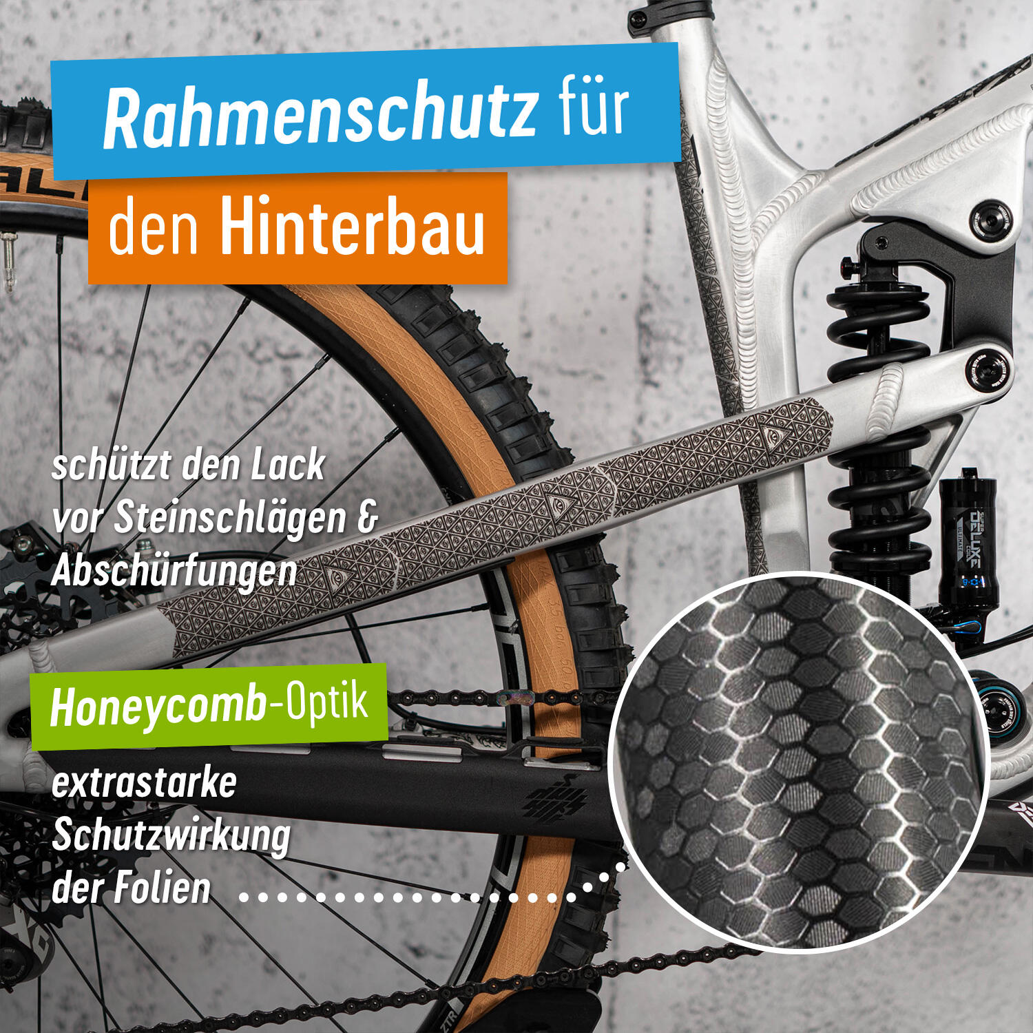 Set Schutzfolie für Kettenstreben/Wanten Riesel Design Chain:Tape 3000 Illuminat 2/5