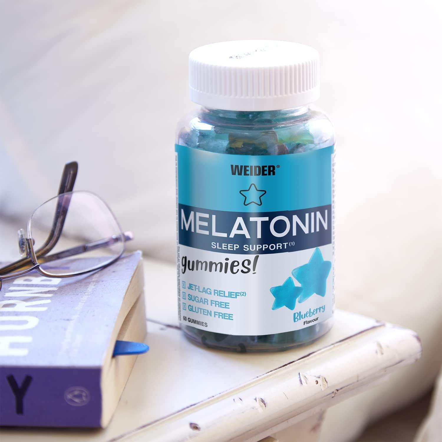 Weider Melatonin Gummies (60) Blueberry - Intra- & Post-Workout 6/7