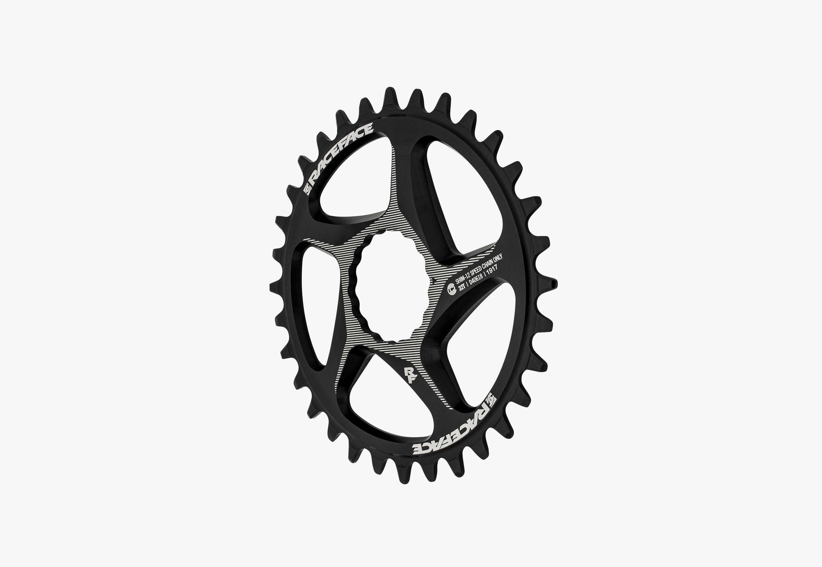 Plateau Direct Mount Shimano 12v  - noir 3/4