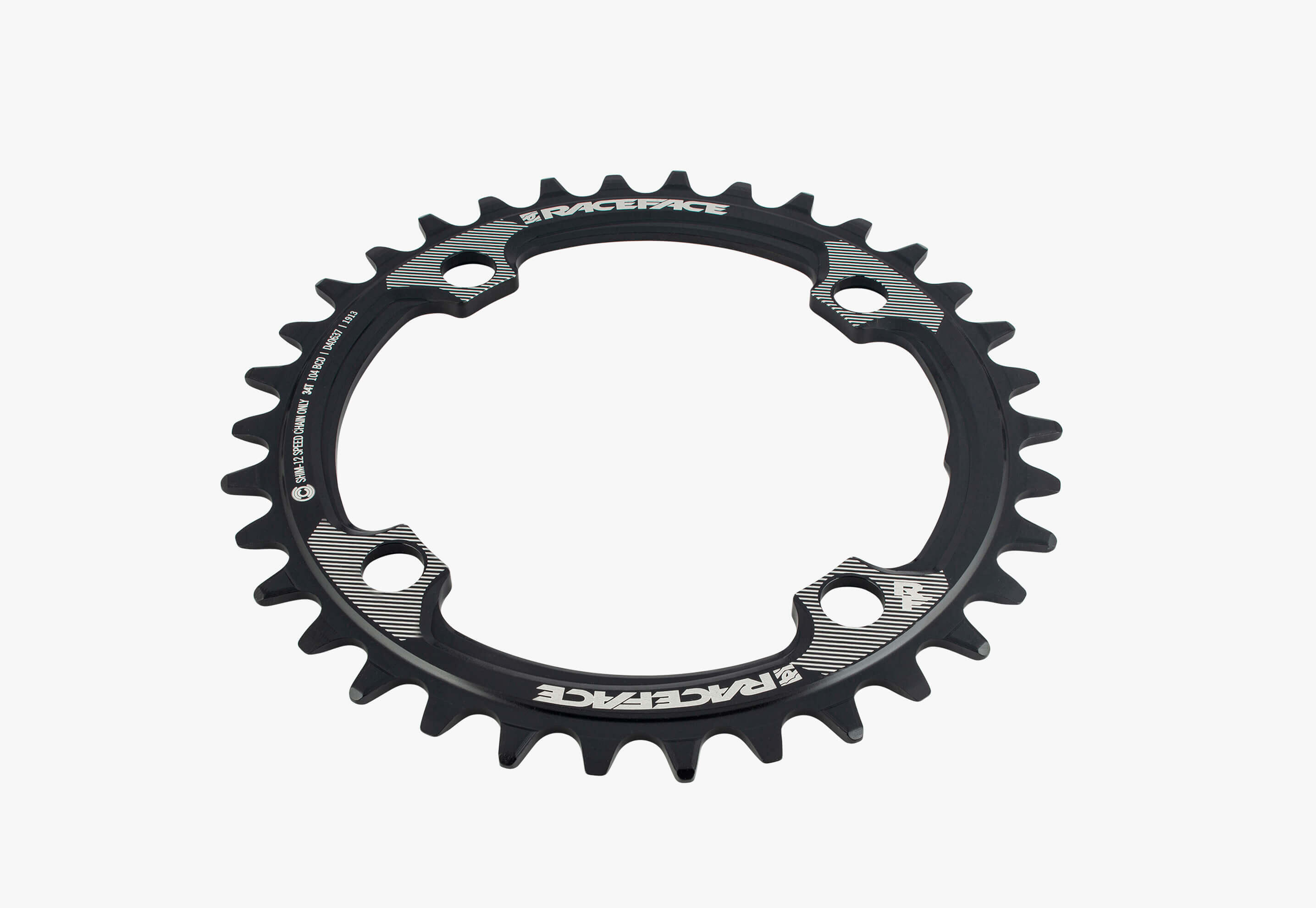 Coroa Shimano 12v - 104 x 34 - preta 4/4