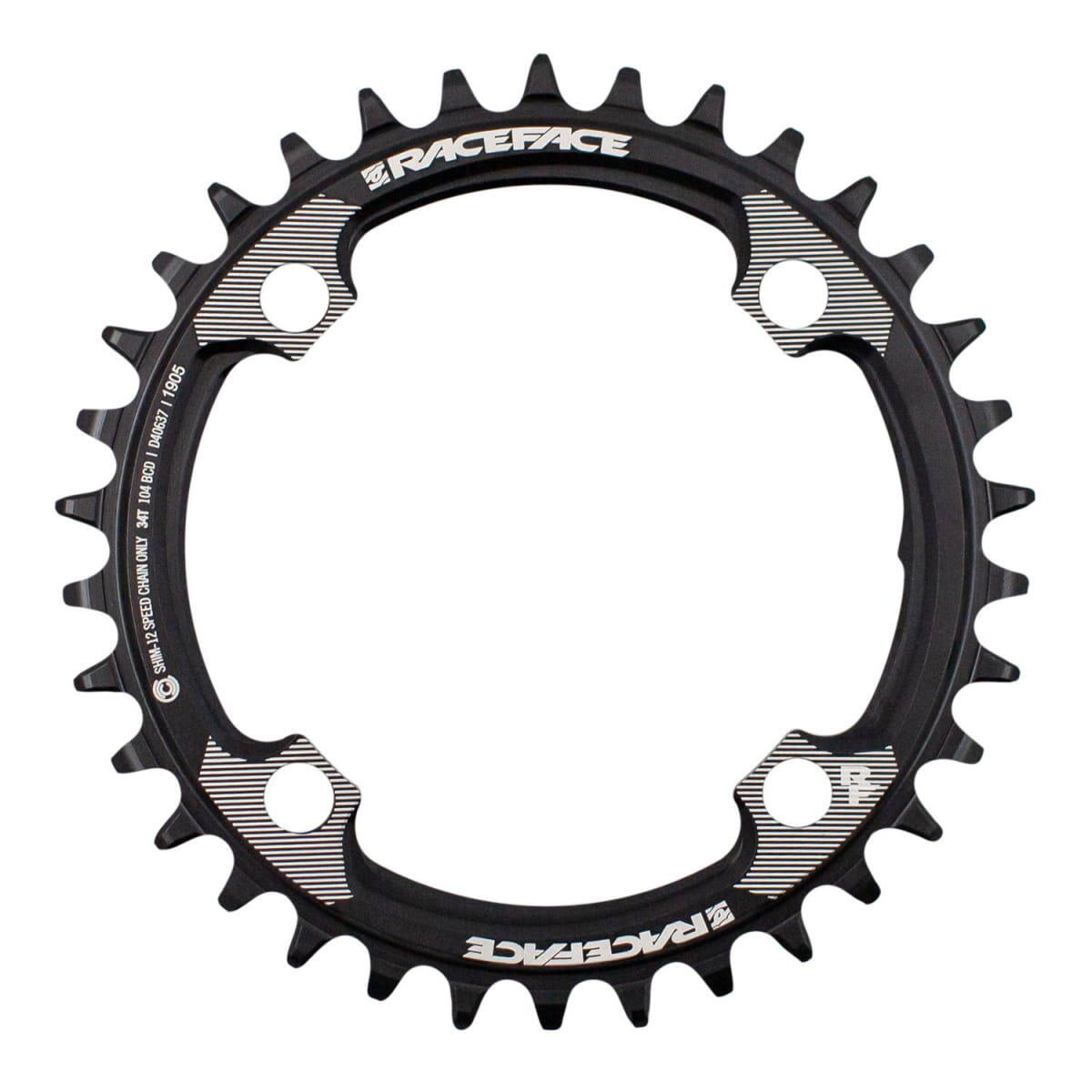 RACE FACE Corona Shimano 12v - 104 x 34 - nera