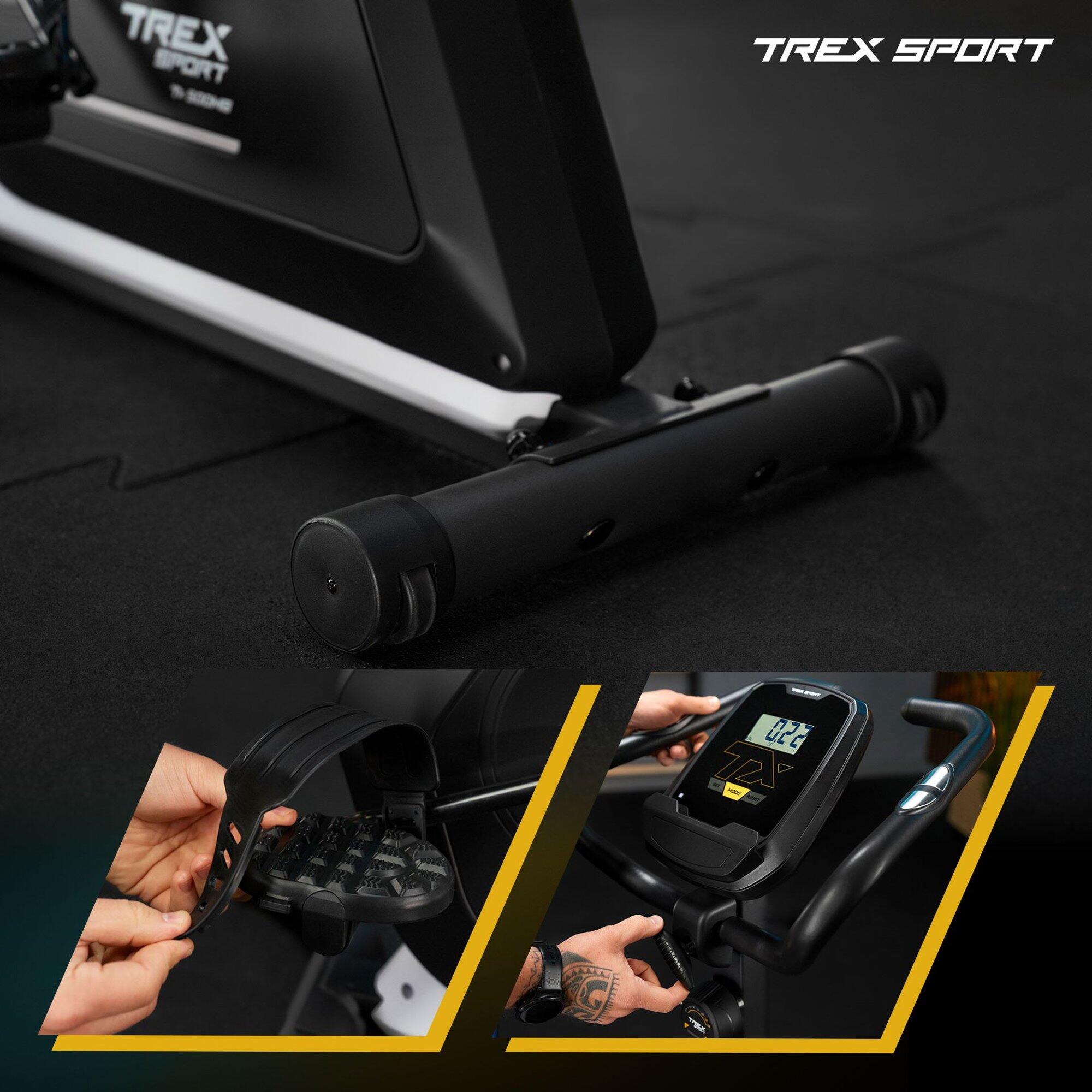 Vélo d’appartement magnétique Trex Sport IRON TX-500MB roue d'inertie 6,5kg noir 4/7