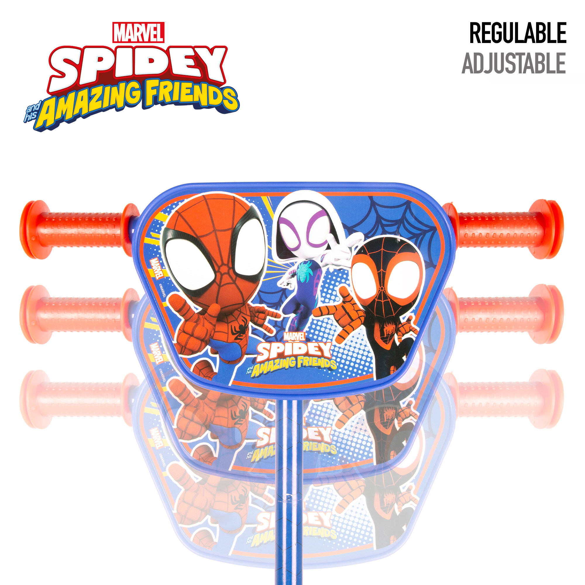Spidey Patinete 3 ruedas 58x36x65-70 cm máx. 20 kg + 2 años 3/7