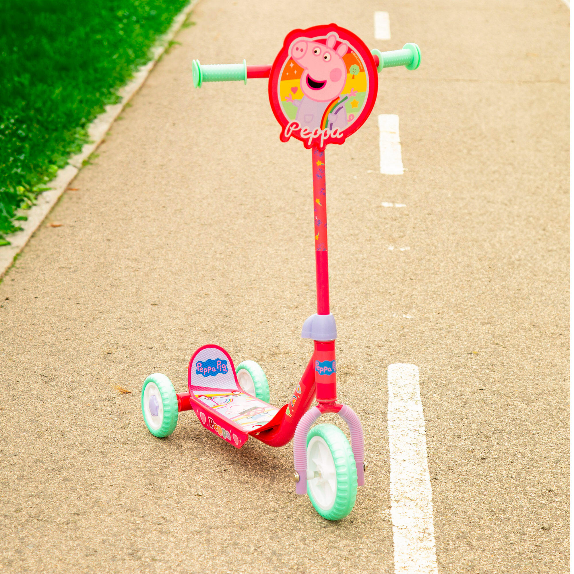 Peppa Pig Patinete 3 ruedas 58x36x65-70 cm máx. 20 kg + 2 años 2/7