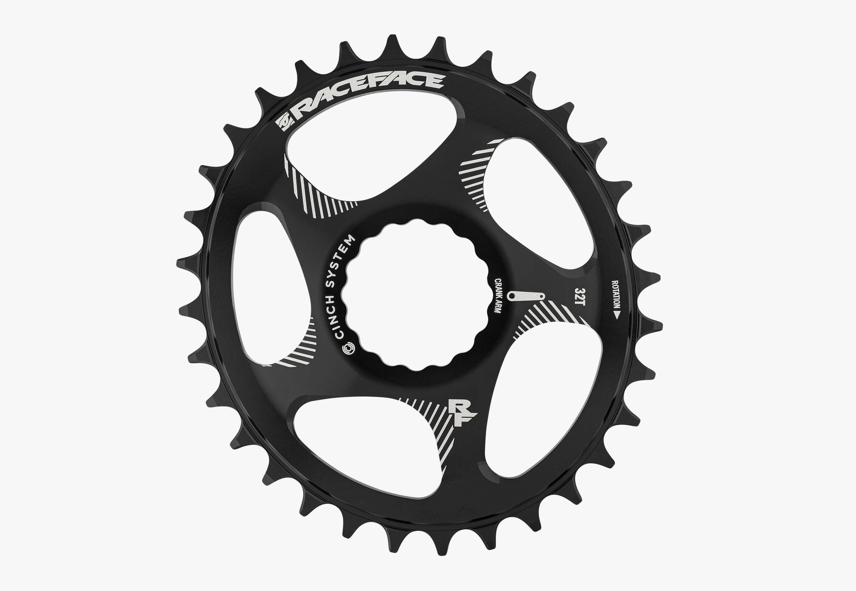 RACE FACE Corona ovale Direct Mount - 34t - nera