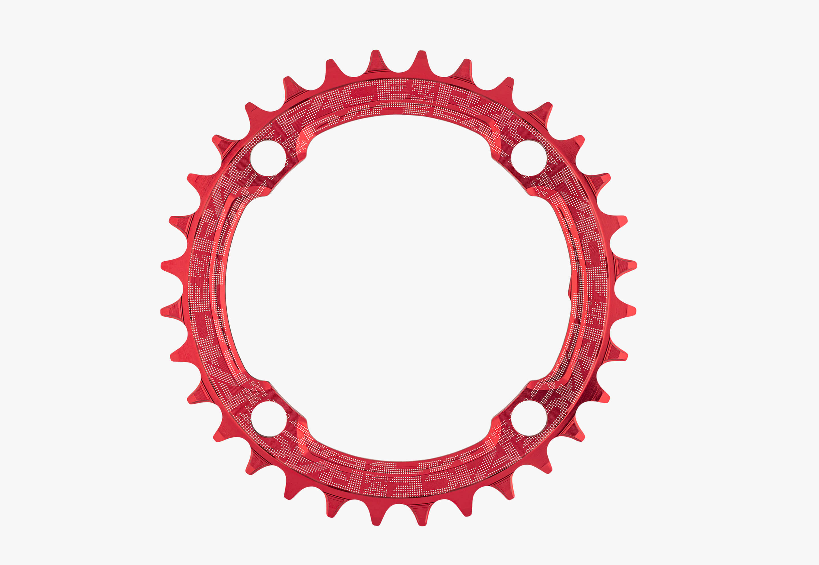 RACE FACE Vassoio singolo stretto e largo - 104 x 36 - rosso