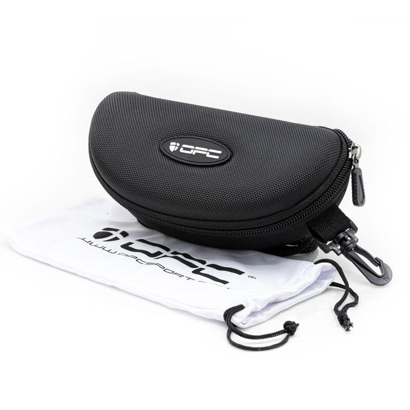 Okulary przeciwsłoneczne SPORT EVEREST Matt Black Blue/ BlueREVO + ETUI