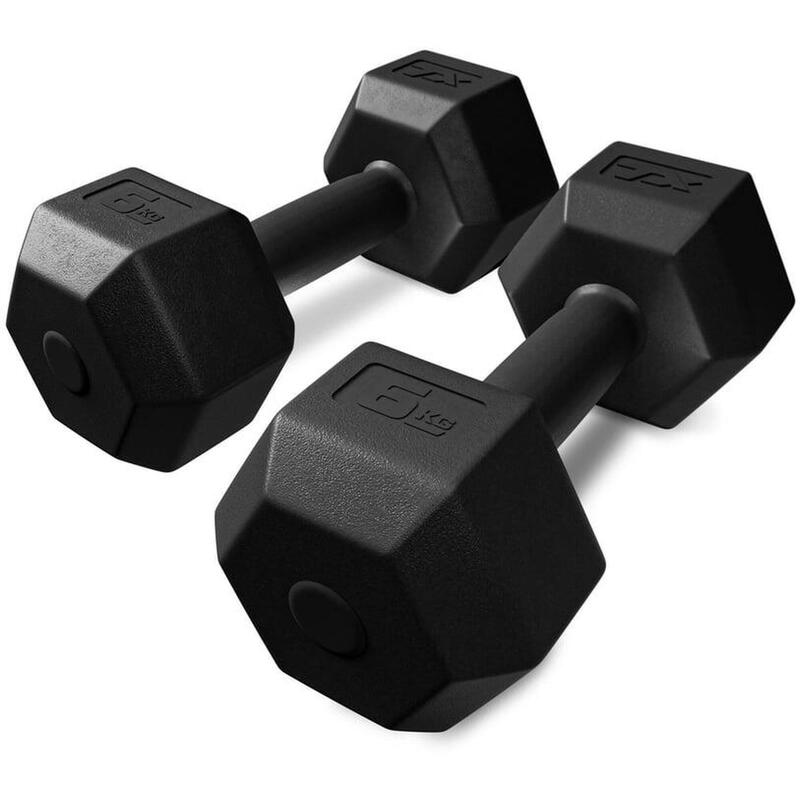 Zestaw hantelek bitumicznych 2x6kg