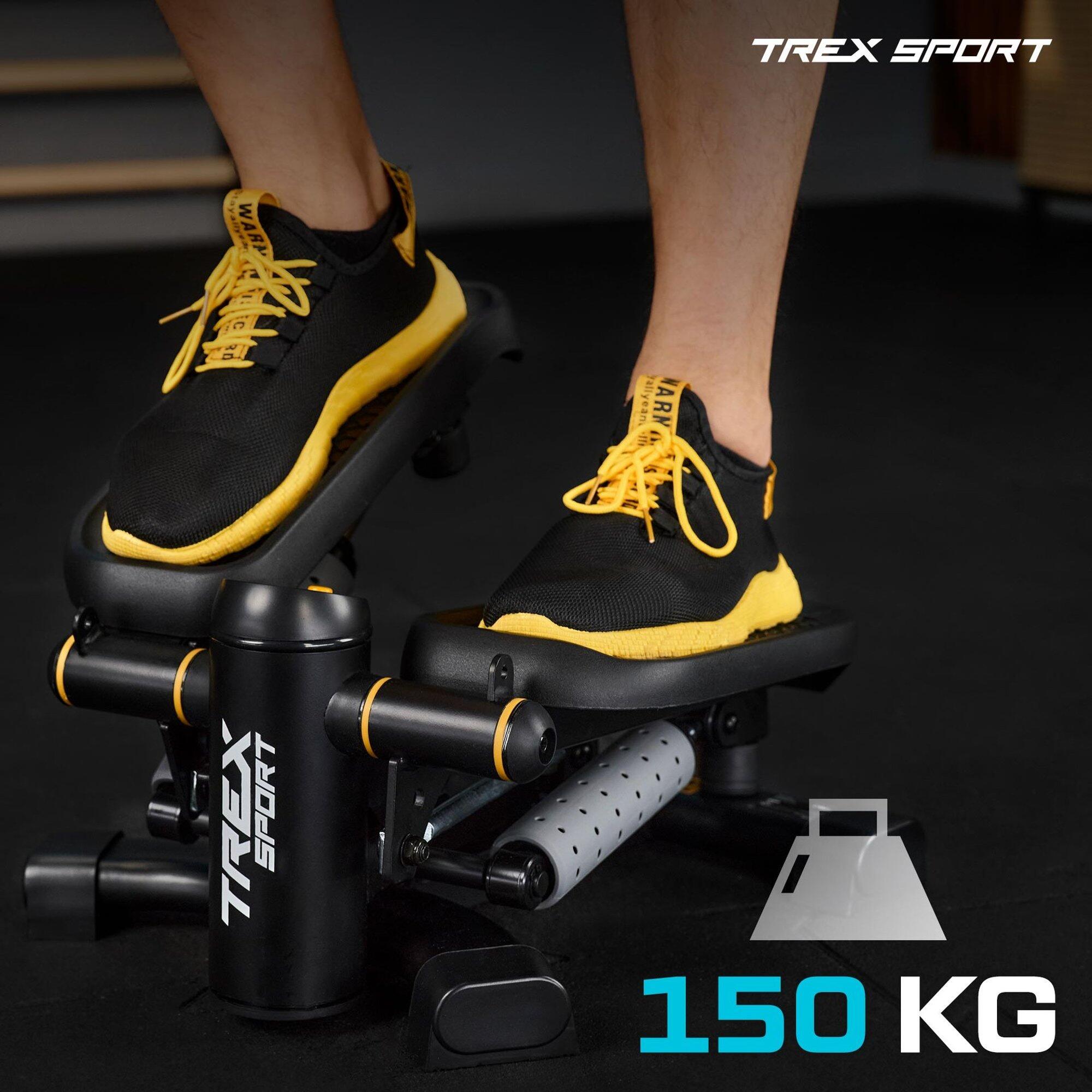 Stepper 2w1 skrętny i prosty Trex Sport TWIZ TX-070SP z ekspanderami do 150 kg