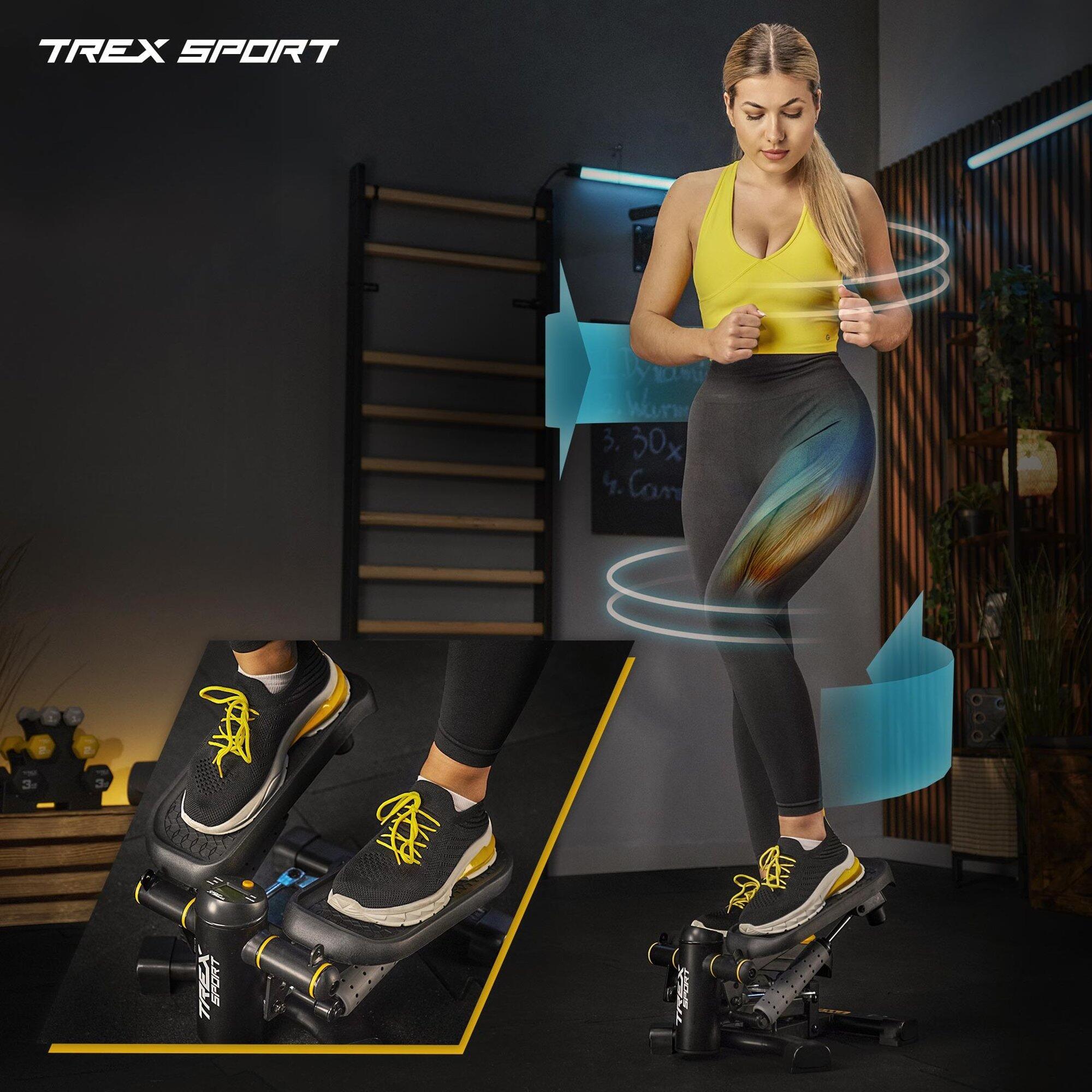 Stepper 2 en 1 Trex Sport TWIZ TX-070SP con bandas elásticas 5/7