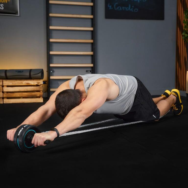 Kit abdominales Trex Sport 4 en 1 rueda flexiones bandas 7/7