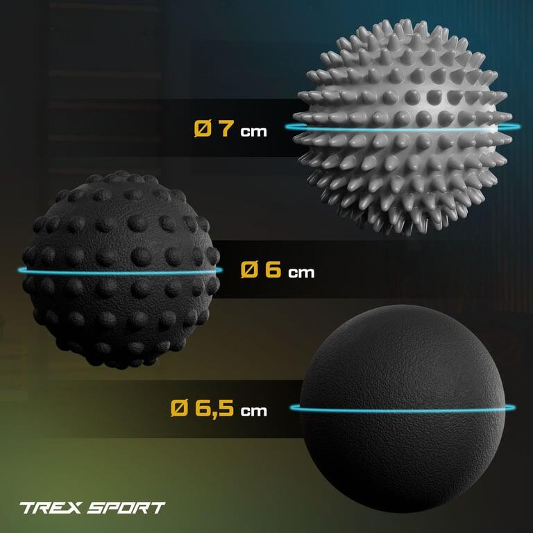 Set de balles de massage Trex Sport 3 pcs 6-7 cm sportifs 2/7
