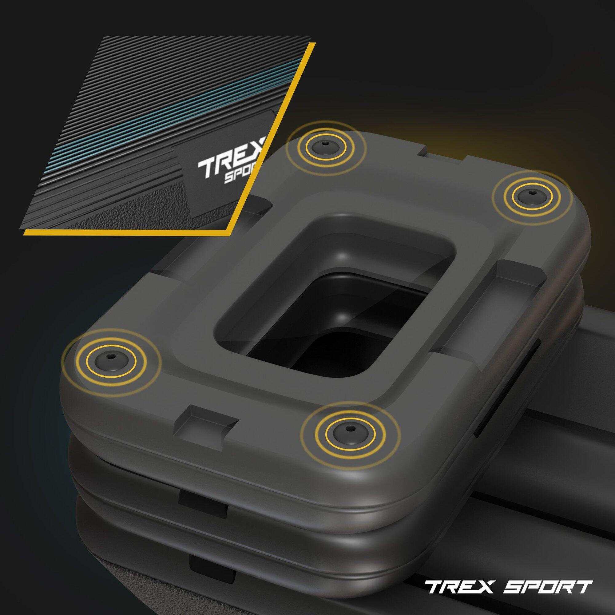 Step aeróbico ajustable Trex Sport para fitness hasta 350 kg 5/7