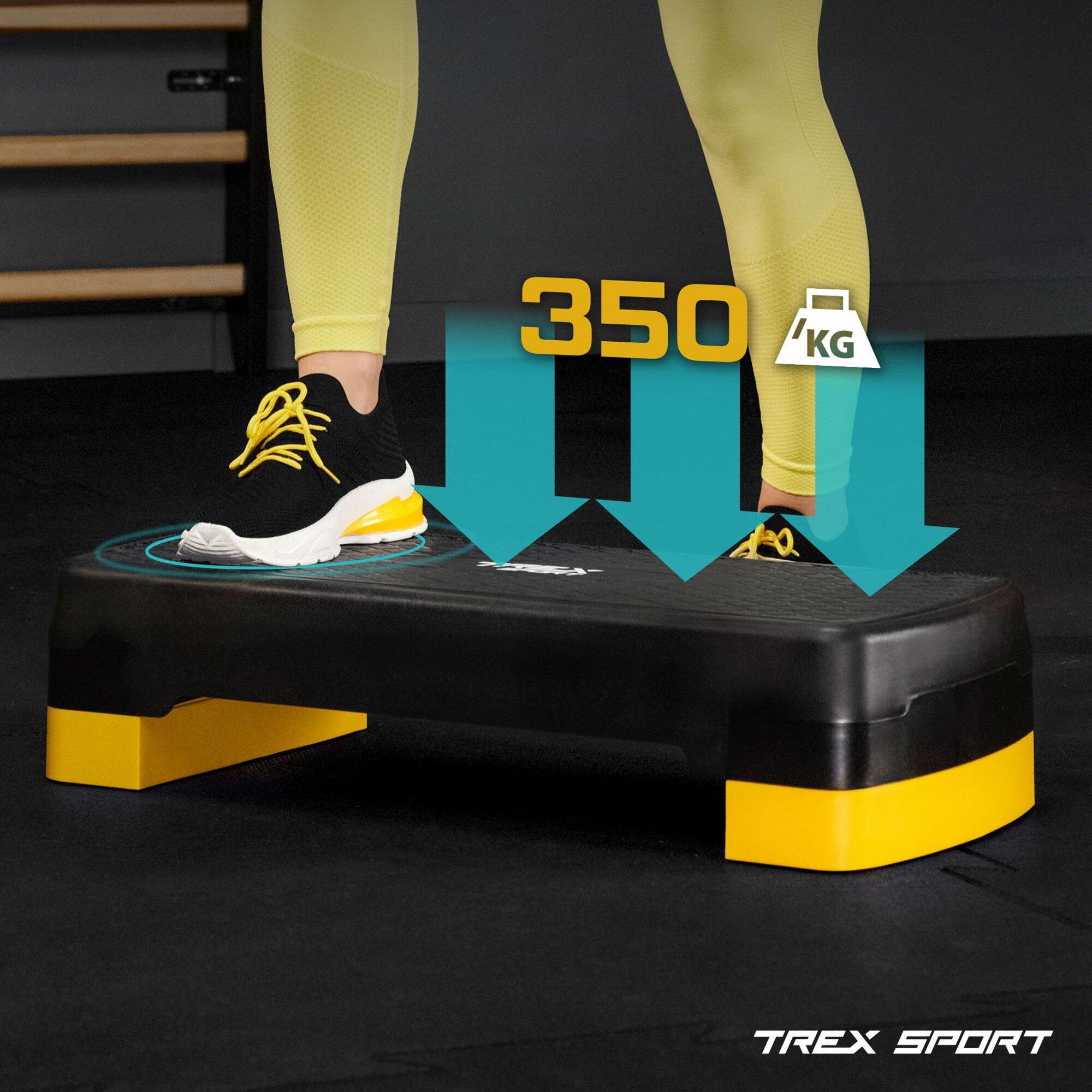 Verstelbaar stepboard voor fitness Trex Sport 3 hoogtes 350 kg 4/7