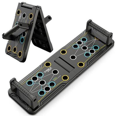 Multifunctioneel opdrukbord trex sport opvouwbaar met handgrepen