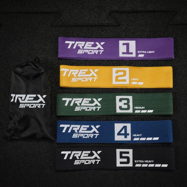 Bandes de résistance en tissu 5 pcs Trex Sport Miniband 2,5-25 kg avec sac 2/7