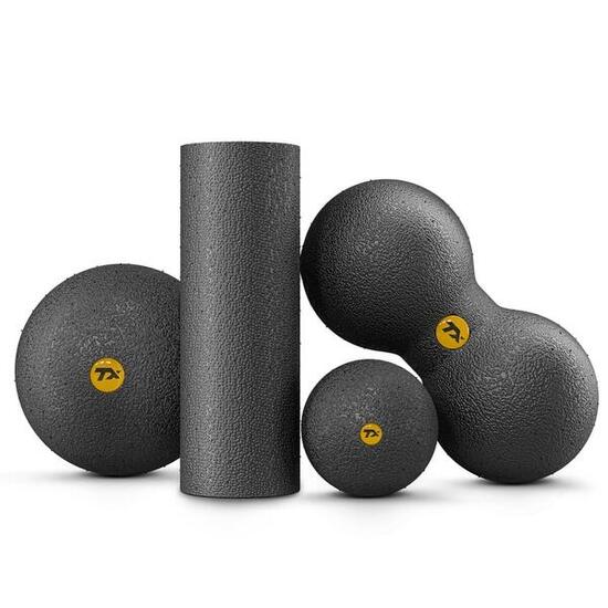 Set pour massage fascias Trex Sport mini rouleau 15 cm + 3 balles