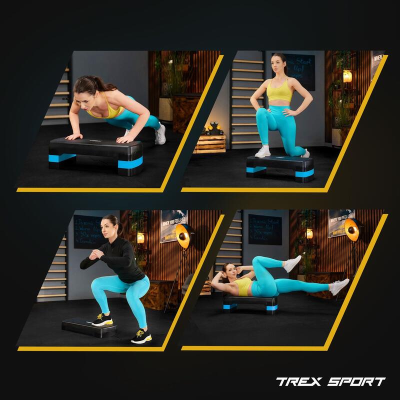 Step aerobic reglabil Trex Sport max. 350kg