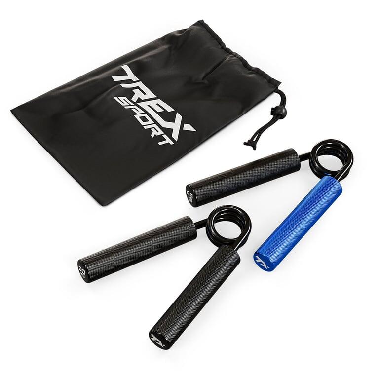 Trex Sport - Kit De Pinces De Musculation En Aluminium Trex Sport 2 Pièces 23/68 Kg - Handgrip - Bleu|noir - Taille Unique - Decathlon