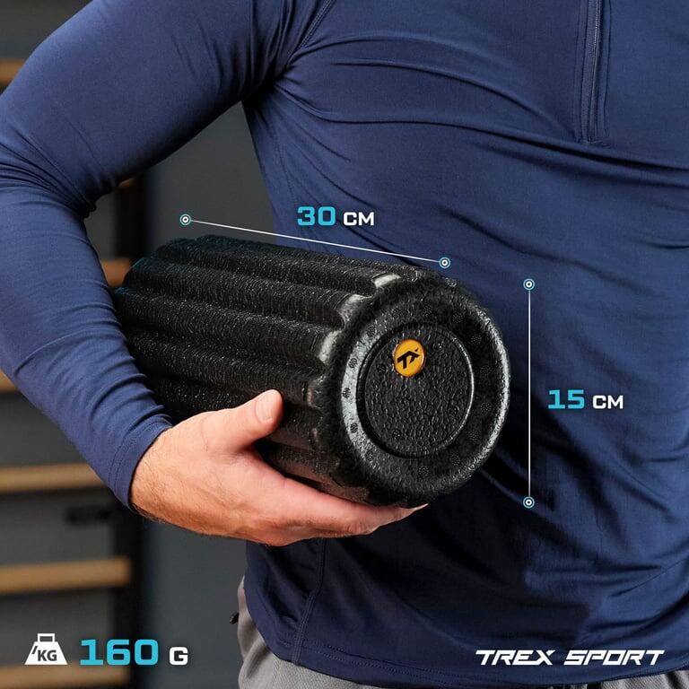 Rouleau de massage fitness Trex Sport EPP 30 cm rainuré 2/7