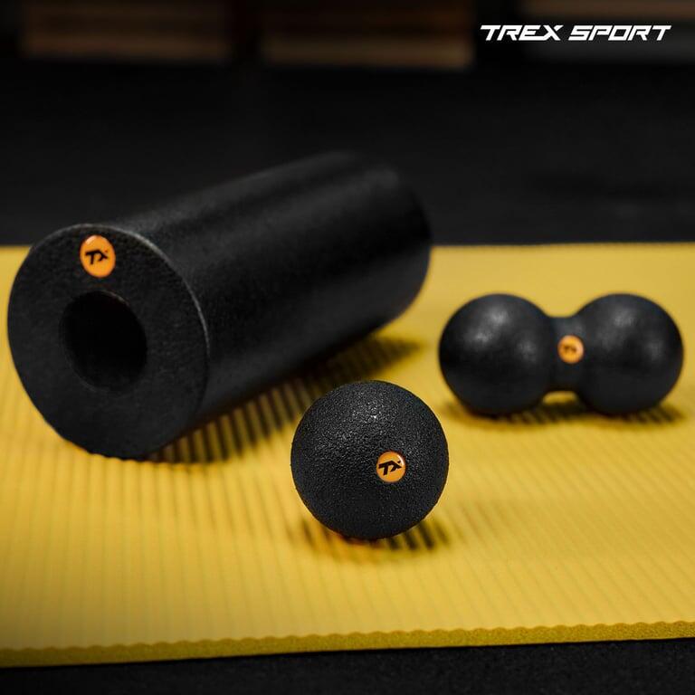 Set pour massage fascias Trex Sport rouleau 33 cm + 2 balles 2/7