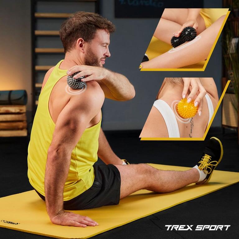 Massageballen set Trex Sport 3 stuks 7–9 cm incl. dubbelbal 6/7