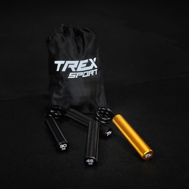 Kit de pinces de musculation en aluminium Trex Sport 2 pièces 45/90 kg 3/7