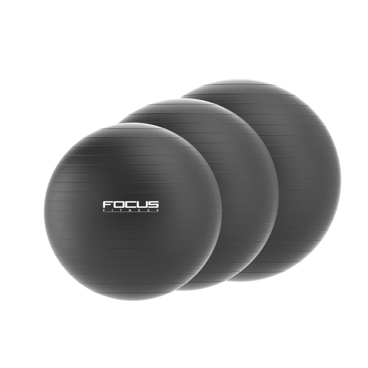 Gym Ball - Zwart - 55 cm 2/5