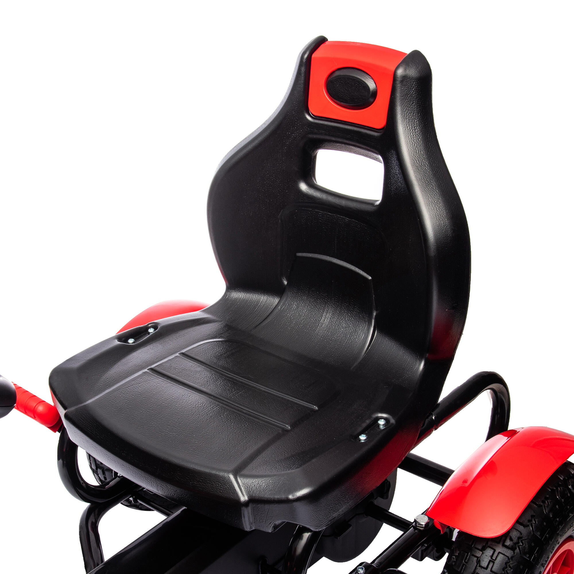 GoKart a Pedales HOMCOM 121x58x61 cm Rojo 5/5