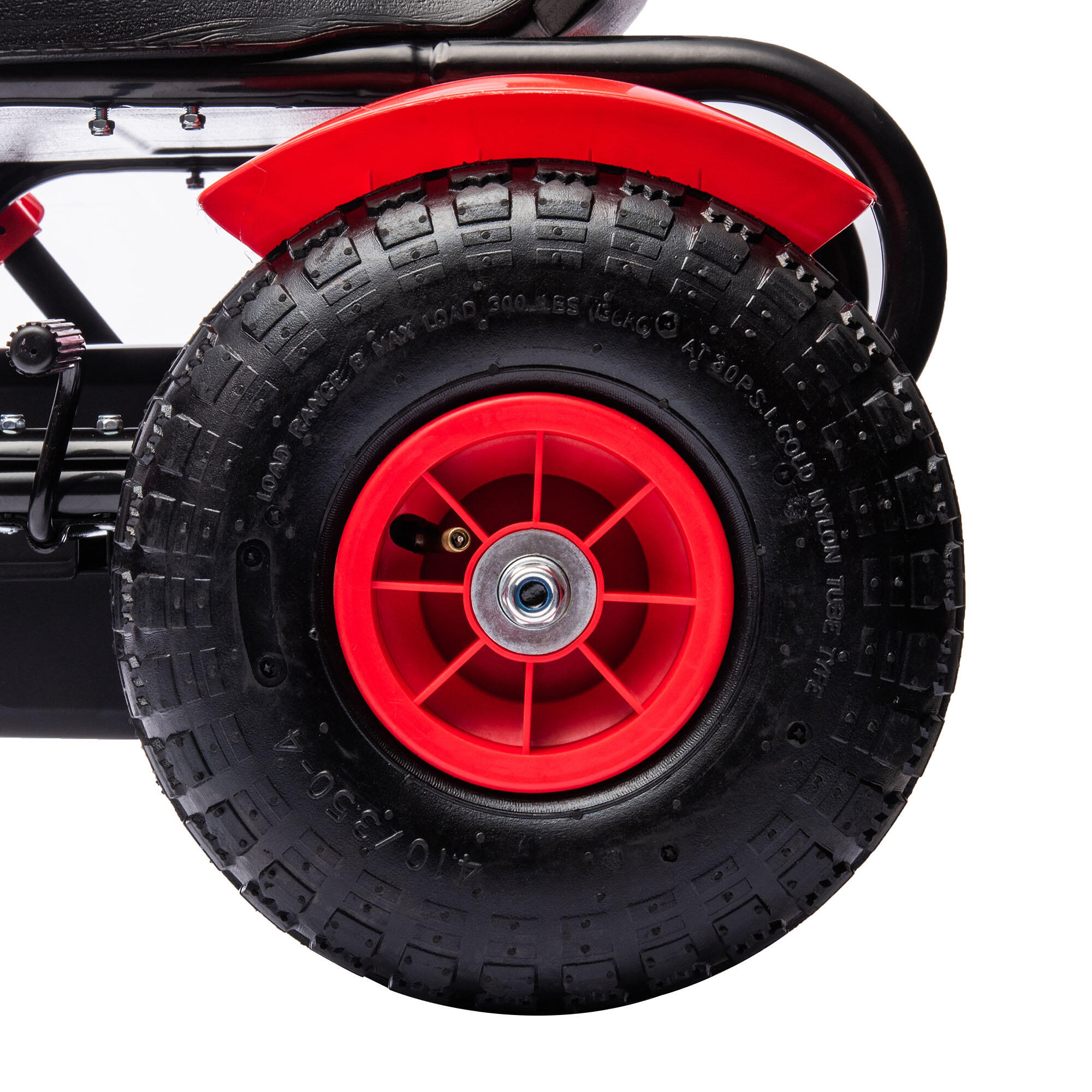 GoKart a Pedales HOMCOM 121x58x61 cm Rojo 4/5
