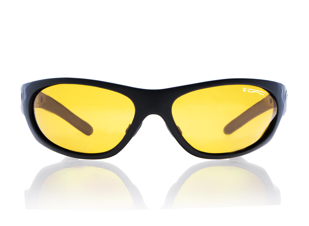 Okulary ochronne OPC MILITARY MARINES Matt Black Ultra Light Yellow + ETUI 3/7