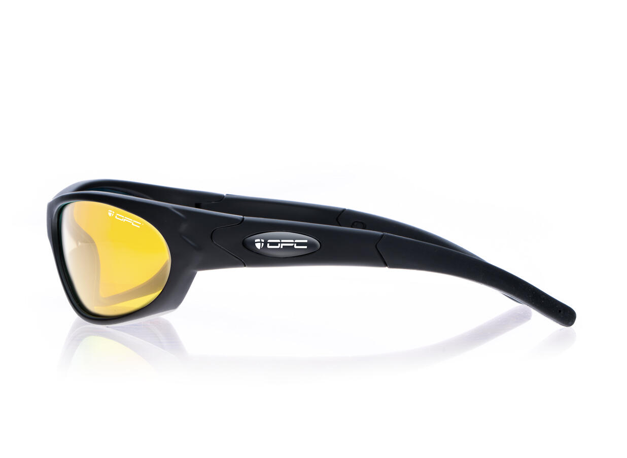 Okulary ochronne OPC MILITARY MARINES Matt Black Ultra Light Yellow + ETUI 2/7