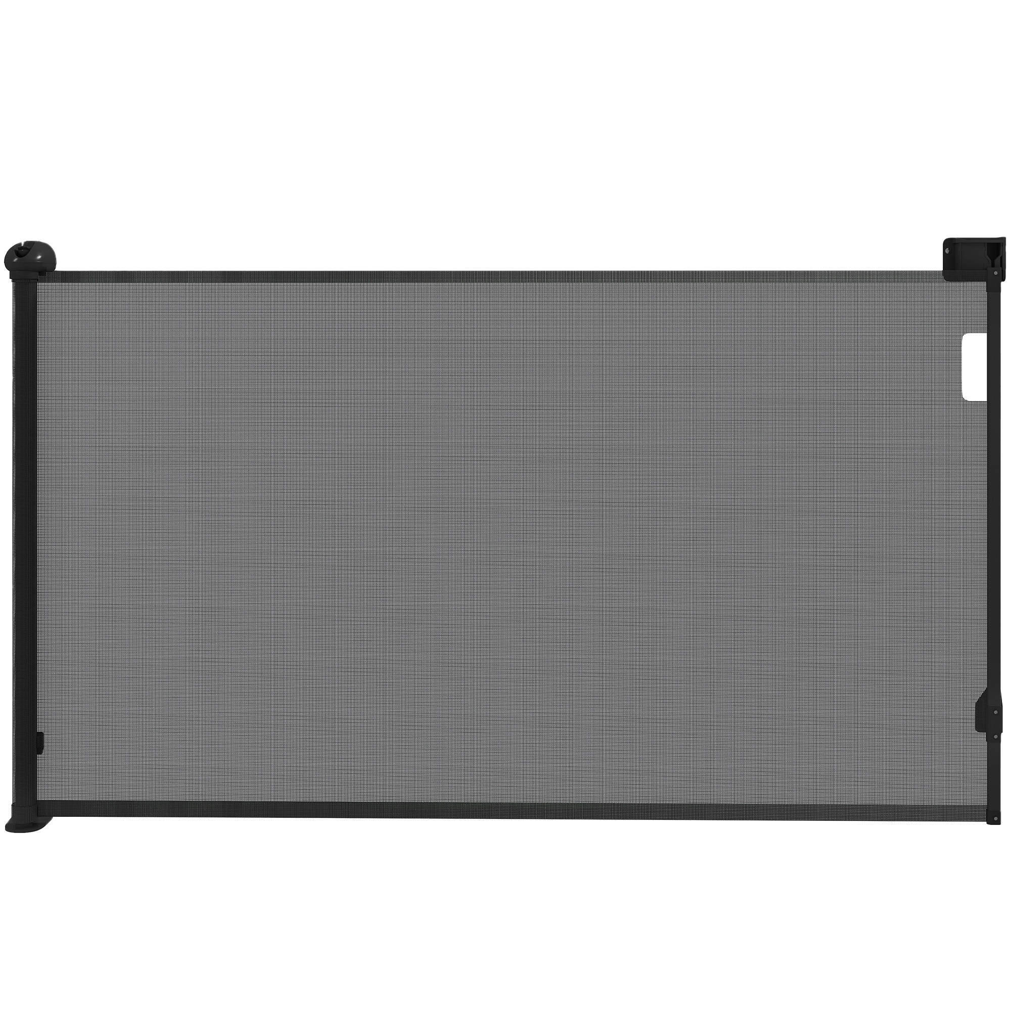 PAWHUT Barreira de segurança para animais 149x10x87,5 cm preto PawHut