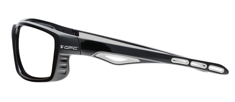 Okulary ochronne SPORT EVEREST Matt Black/Gray Clear + ETUI 3/7
