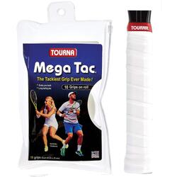 Lot de 10 surgrips de tennis Tourna Mega Tac