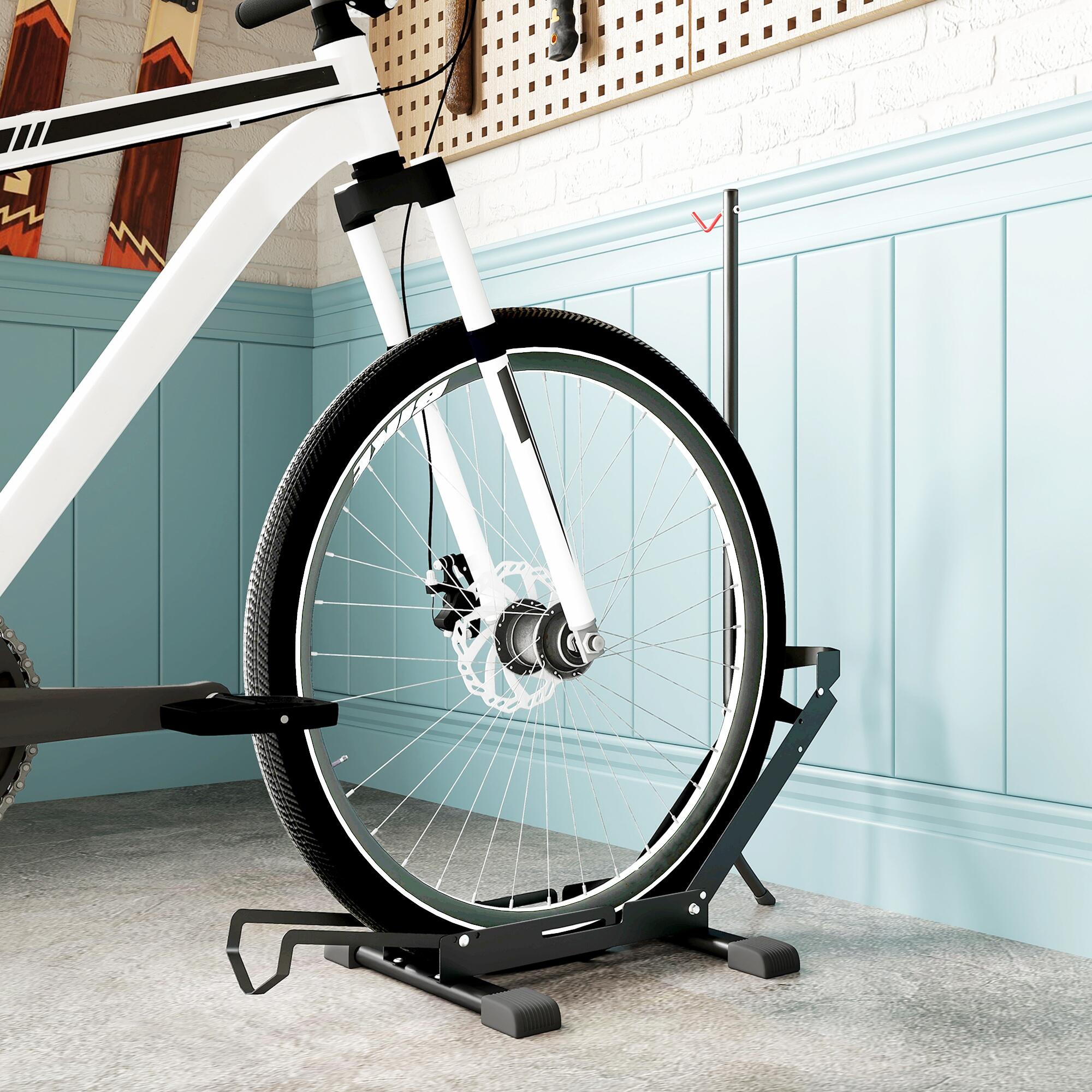 Suporte para bicicleta 75x41x71-81 cm preto SPORTNOW 2/5