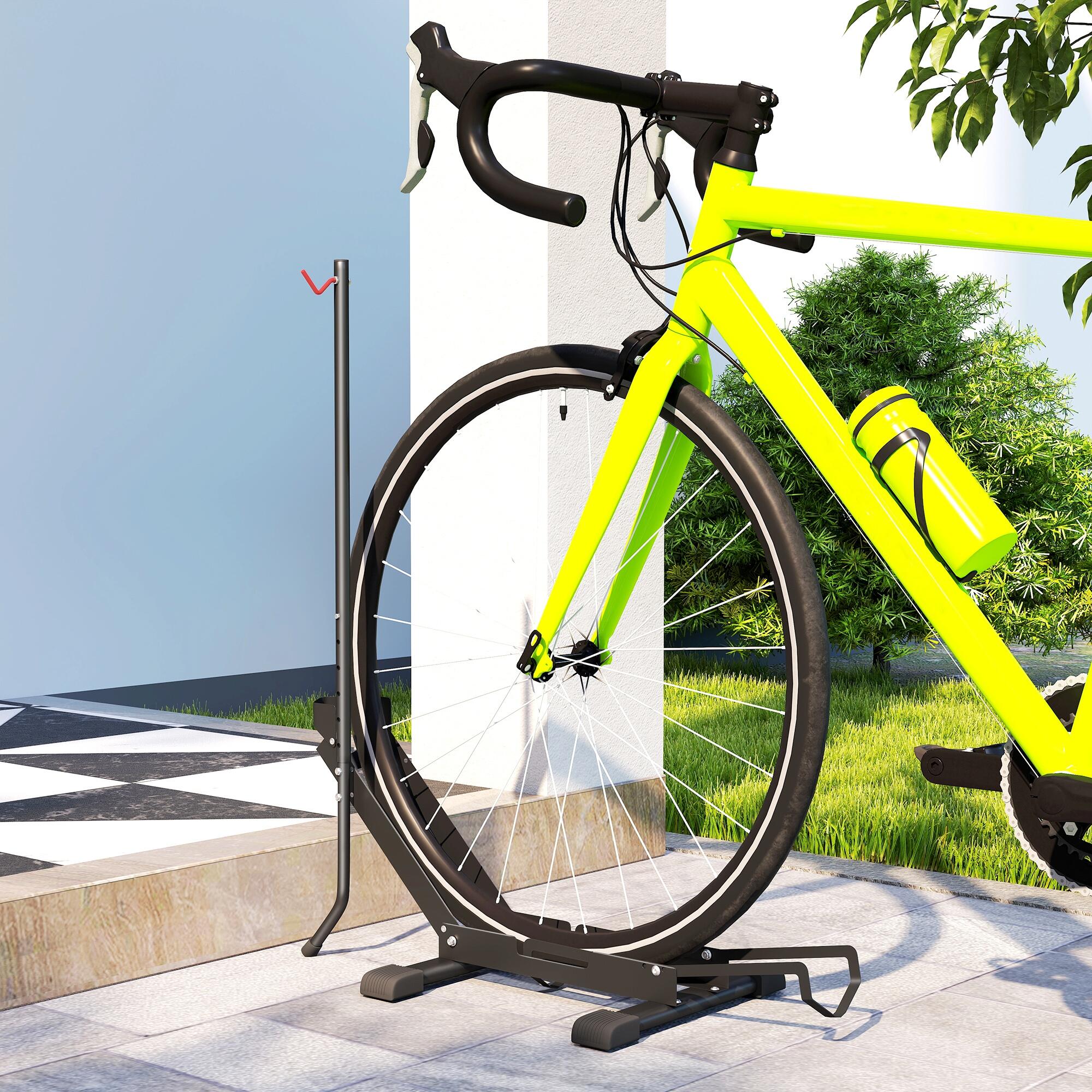 Suporte para bicicleta 75x41x71-81 cm preto SPORTNOW 4/5