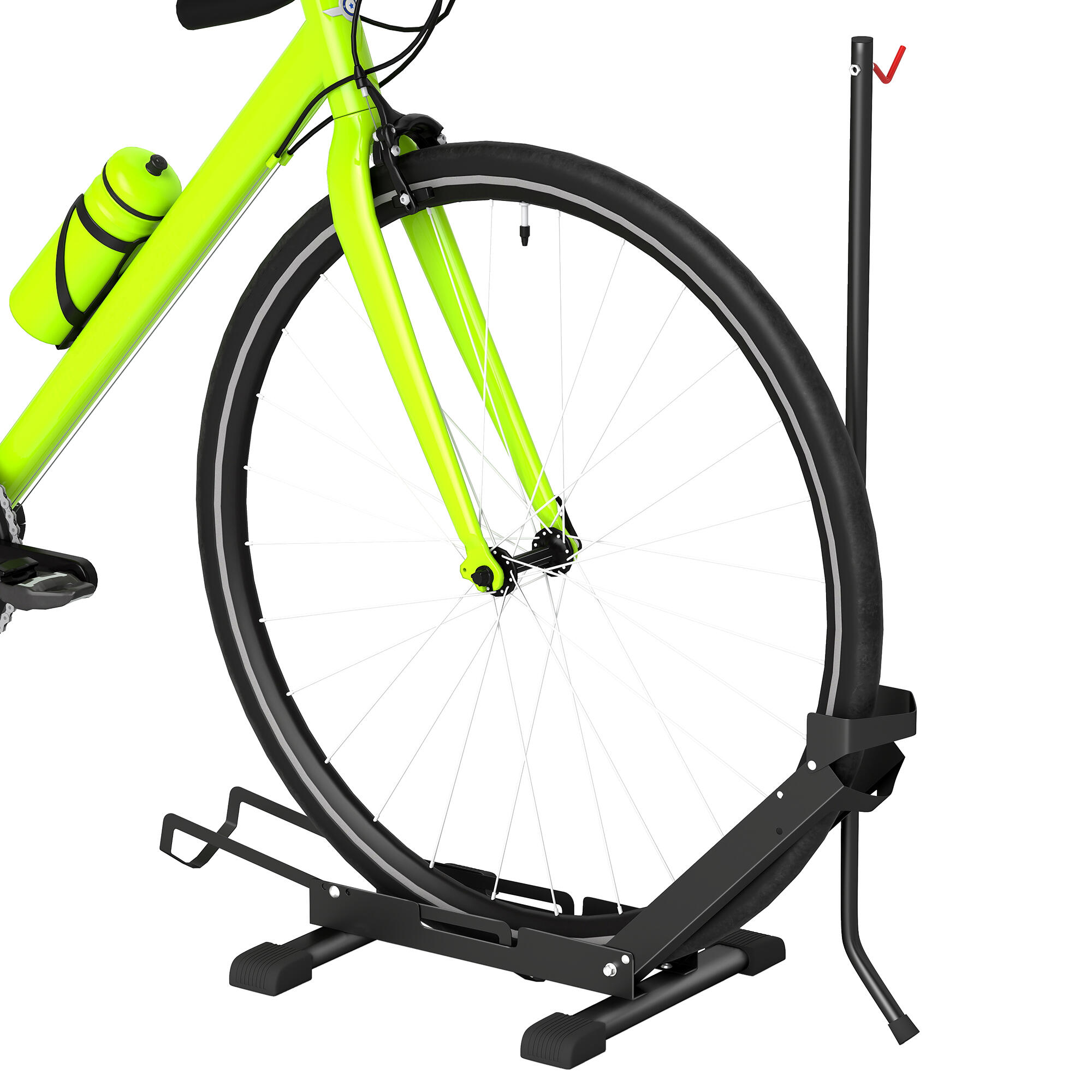 Suporte para bicicleta 75x41x71-81 cm preto sportnow