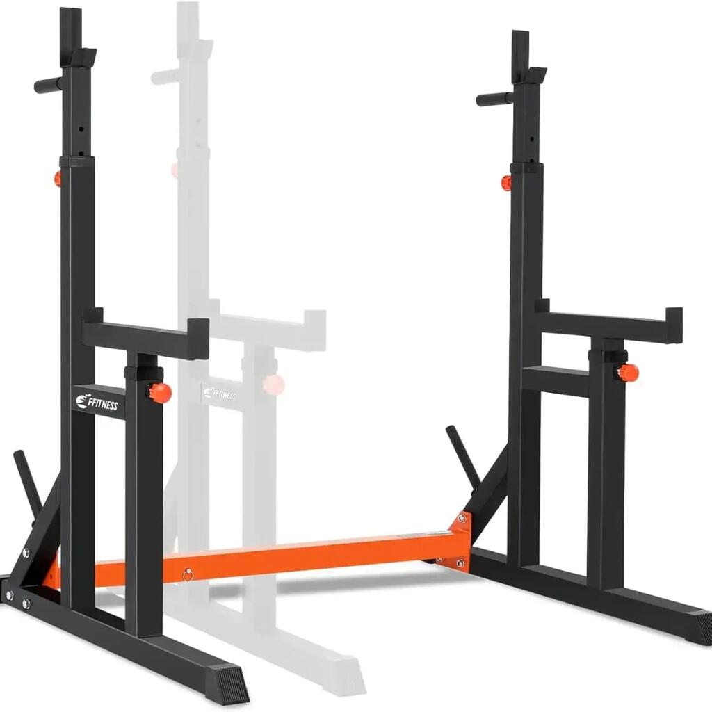 Adjustable Squat Rack Double Barbell Support FF