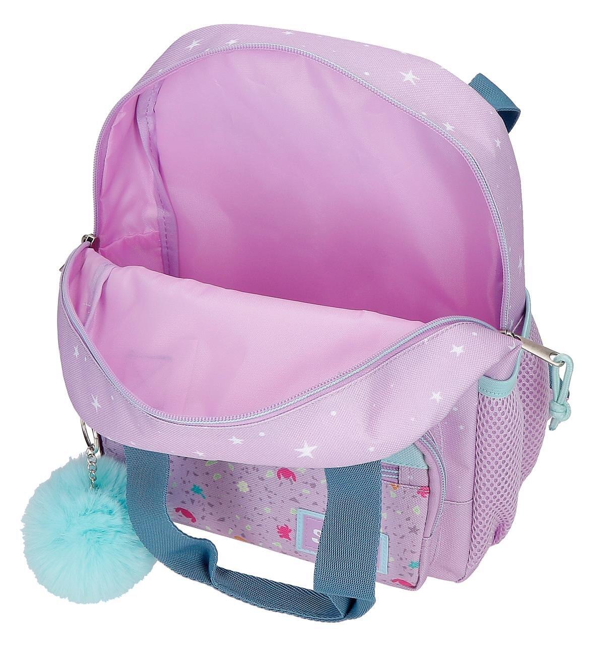Sac à dos d'école fille Disney Lovely Stitch 28cm mauve 3/5