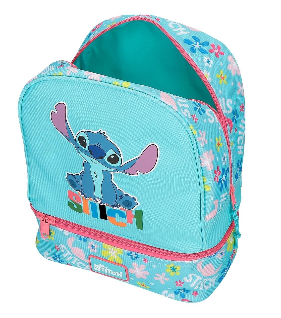 Zainetto porta merenda bambina Disney Aloha Stitch 28cmturchese 3/5