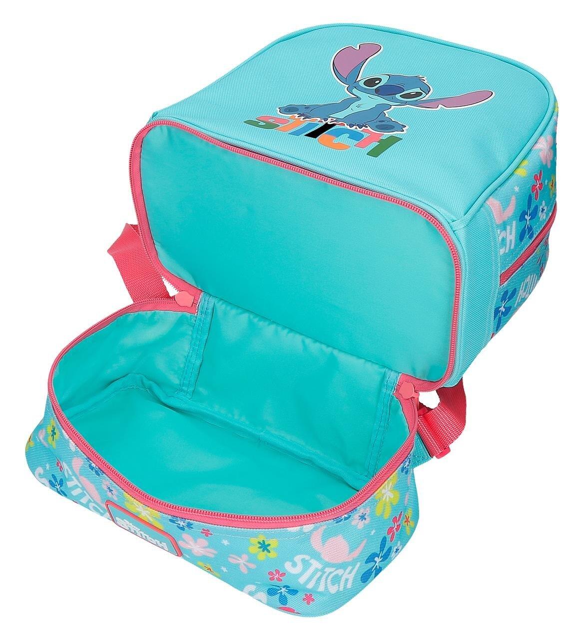 Zainetto porta merenda bambina Disney Aloha Stitch 28cmturchese 5/5