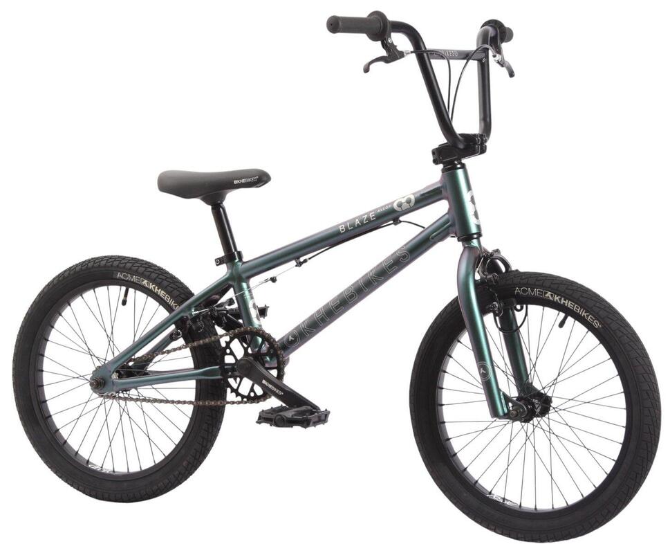 BMX dzieci alu BLAZE AL zielony 18 cali 9,3kg lekki wytrzymały