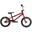 Bicicletă BMX aluminiu copii EVO LL roșu 14 inch 7,5 kg