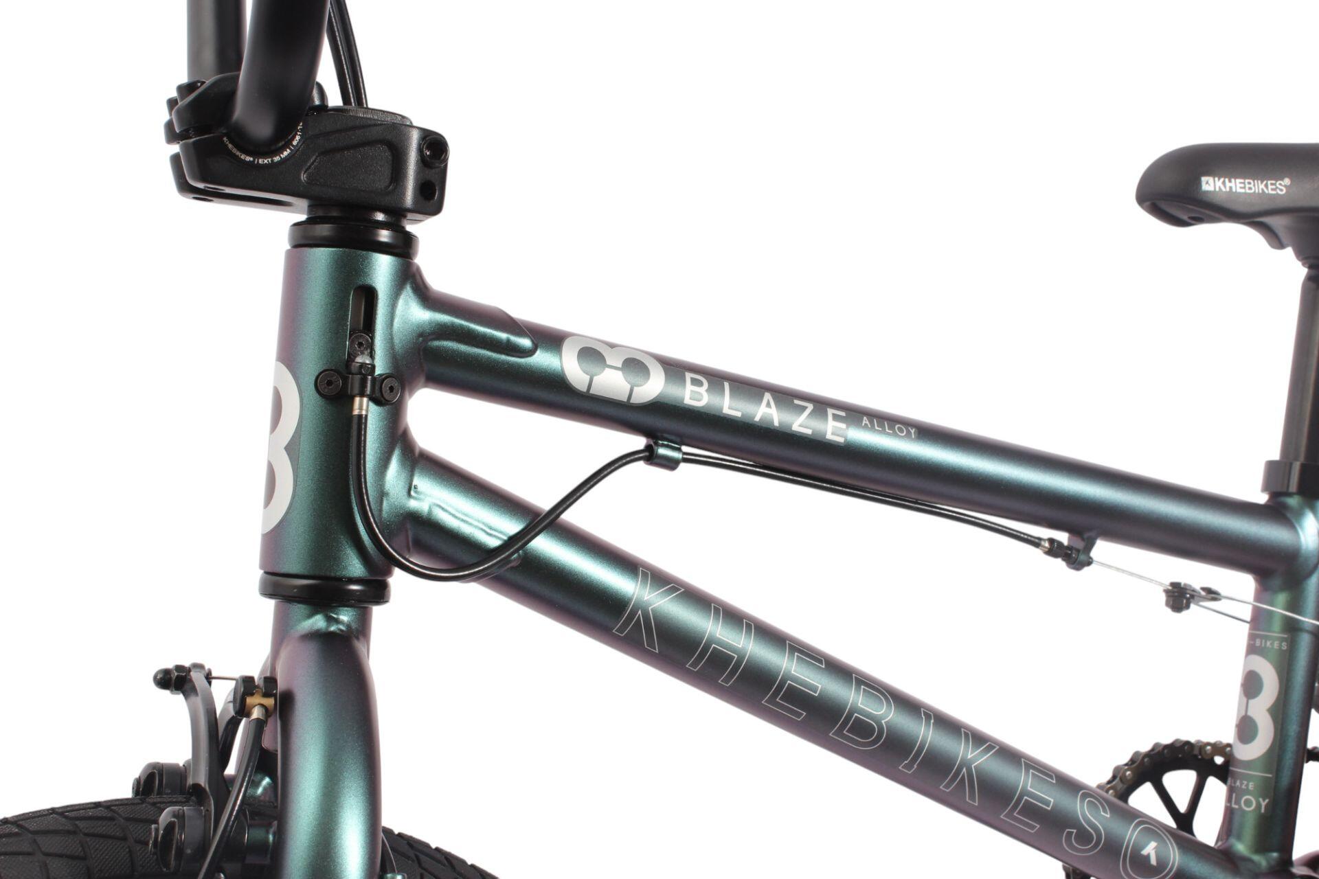 BMX bambino alluminio BLAZE AL verde 18 pollici 9,3kg leggero 4/7