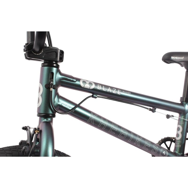 BMX copii aluminiu BLAZE AL verde 18 inch 9,3kg ușor robust