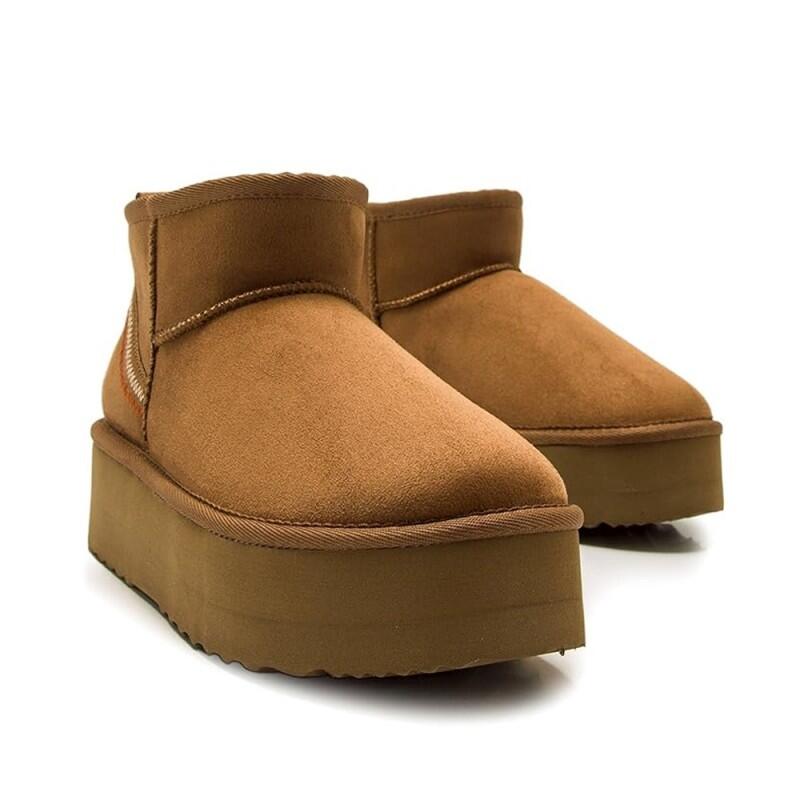 Botines Planos Mujer Mustang  Marrón 3/5