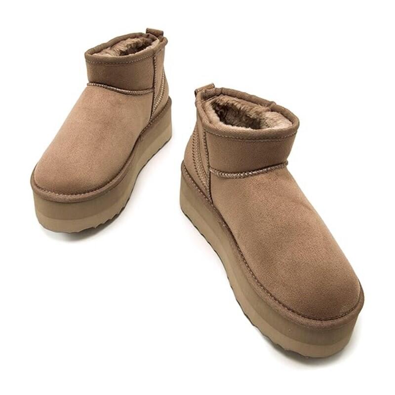 Botines Planos Mujer Mustang  Marrón 3/5