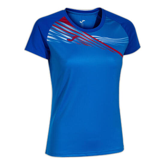 Maillot Manches Courtes Running Femme Joma Elite X Bleu Roi